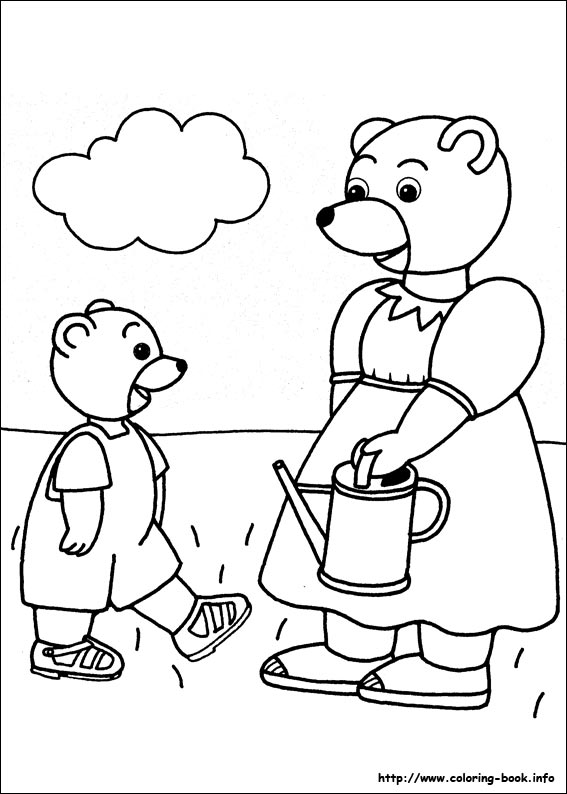 Little Brown Bear coloring picture